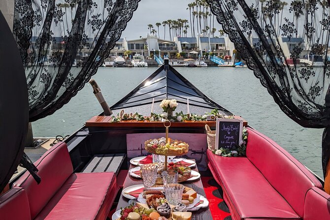 Beautiful Luxury Picnic on a Docked Gondola Boat in Coronado - Key points to know before booking