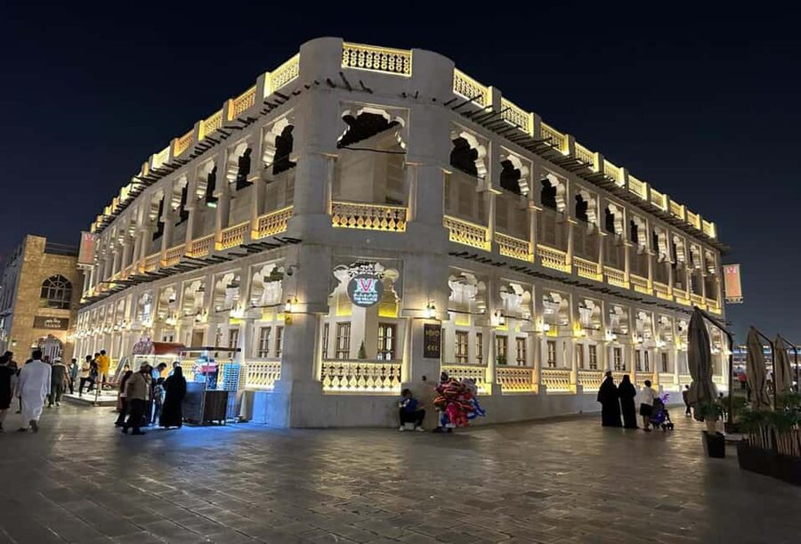 Doha Qatar: City highlights & Gondola Ride in Villaggio Mall - West Bay and Doha’s modern skyline