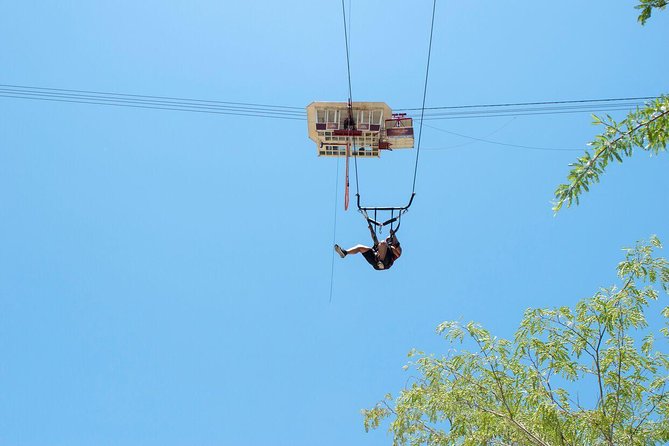 Extreme Swing - Fly from the Glass Bottom Gondola - The 240-foot swing and 87-mph release