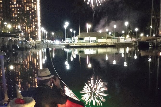 Fireworks Waikiki Gondola Cruise -lots of fun- - What $128 per person really buys