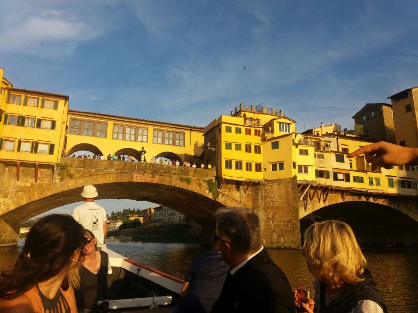 Florence: Guided Gondola Boat Tour with a Glass of Wine - Seeing Florence from the Arno River