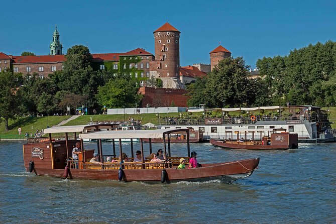 Gondola cruise The Vistula River Krakow private tour up to 12 person - Under Dębnicki Bridge and past the Norbertan Sisters