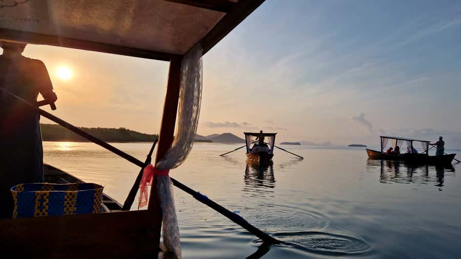 Koh Lanta: Romantic Sunrise Private Gondola Tour - Macaques, mudskippers, and morning birds