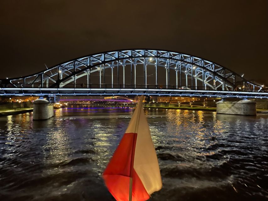 Krakow: Vistula Night Cruise by Gondola w/ Audio Commentary - Seeing Krakow from the Vistula