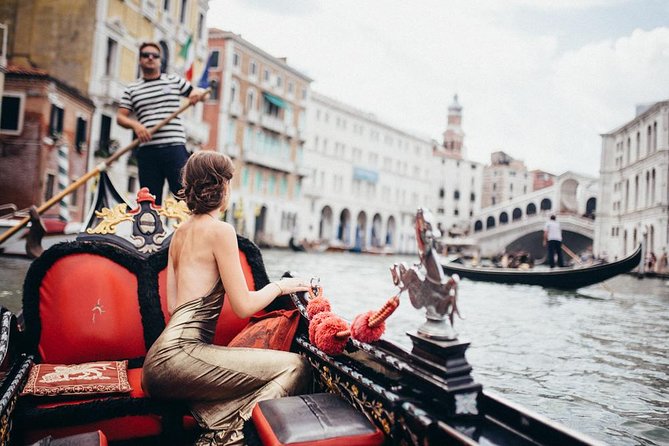 Private Photo Shoot in Venice with Gondola Ride Included - Rialto Bridge and the city’s working side