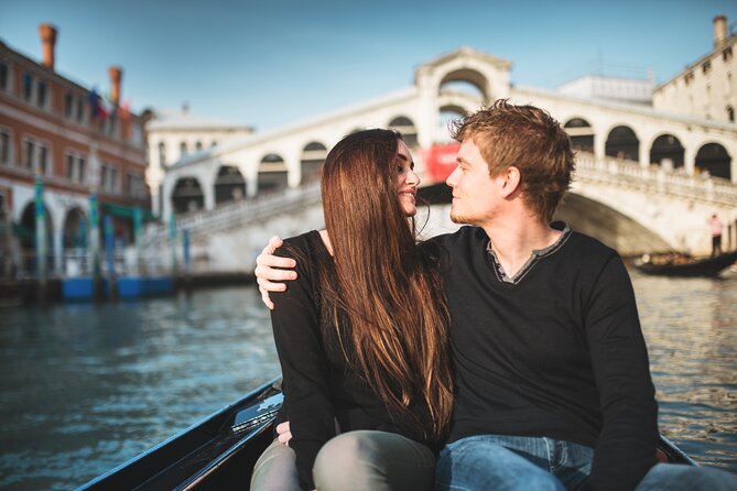 Private Photoshoot on Personal Gondola in Venice - Finishing near Rialto Bridge and the Grand Canal