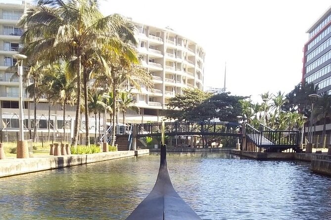 Relaxing Gondola Boat Ride on the Durban Point Waterfront Canal - The driver can shape the experience