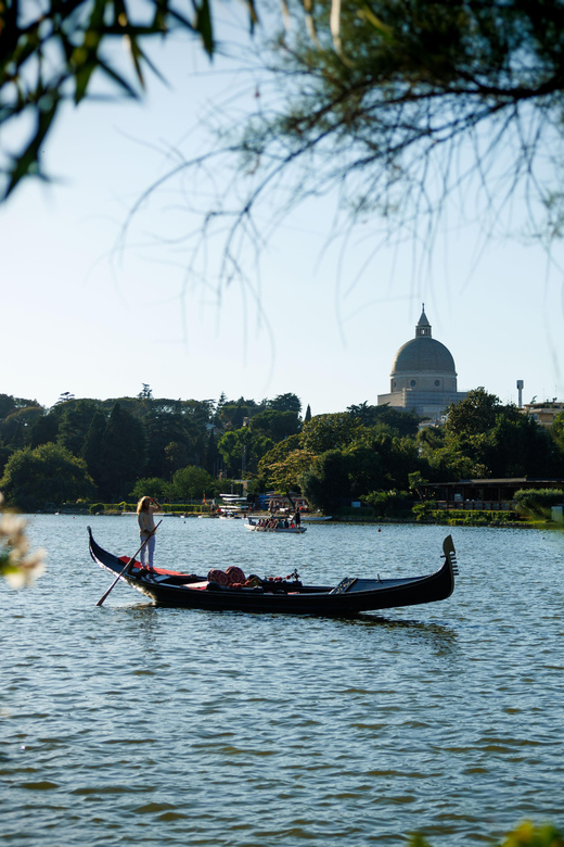 Roma: The one and only Roma Gondola tours on the lake! - A Venetian boat ride in Rome’s EUR district