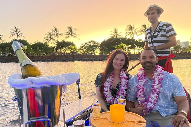 Valentine's Venetian Gondola Cruise in Waikiki - Diamond Head from the water