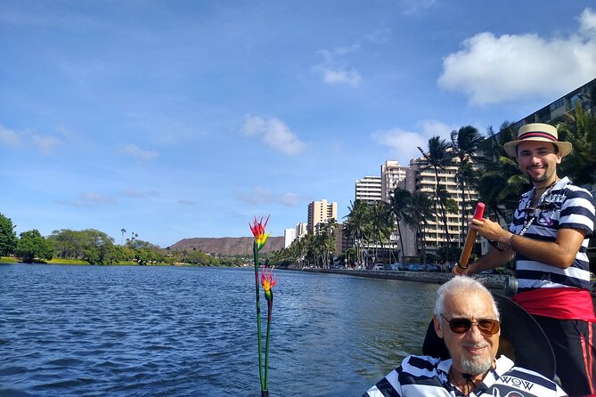 Valentine's Waikiki Gondola Cruise - Diamond Head and Honolulu from the water