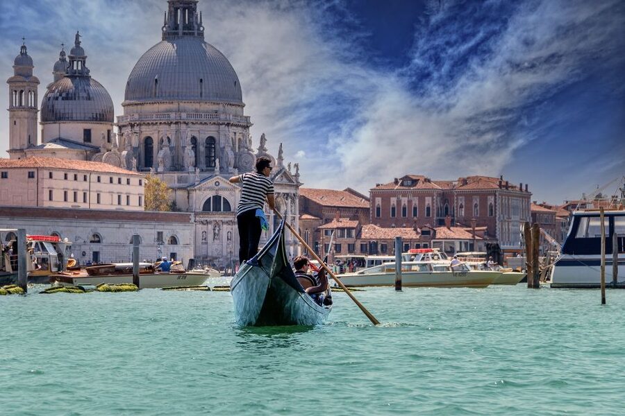 Venice: Grand Canal Gondola Experience with Live Commentary™ - The walk to La Fenice and the canals