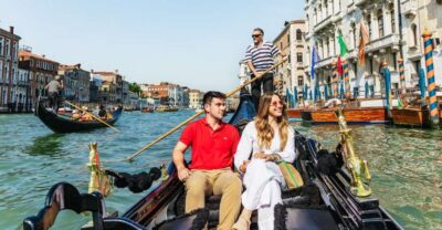 Private Crafted Gondola Ride Along Grand Canal