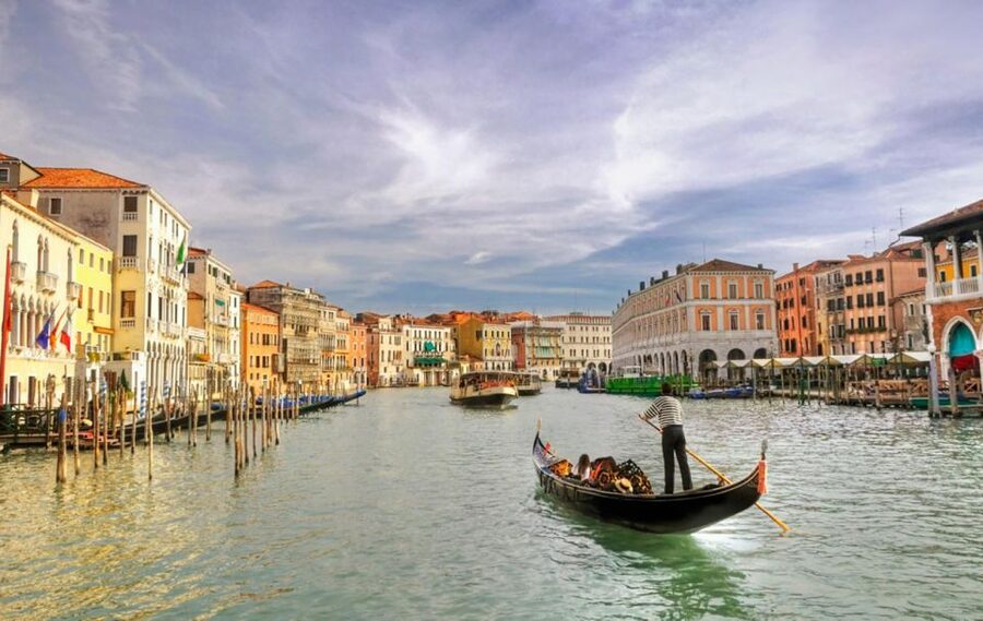 Venice: Private Gondola Cruise for up to 5 Passengers - Venice from the seat of a gondola
