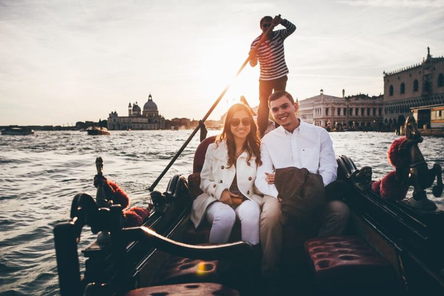 Venice: Private Gondola Ride with Professional Photographer - Thirty minutes on land at a Venetian landmark