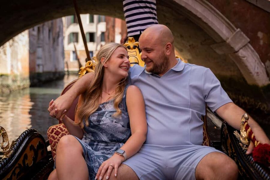 Venice: Private Photoshoot In Gondola - From a quiet canal to the Grand Canal