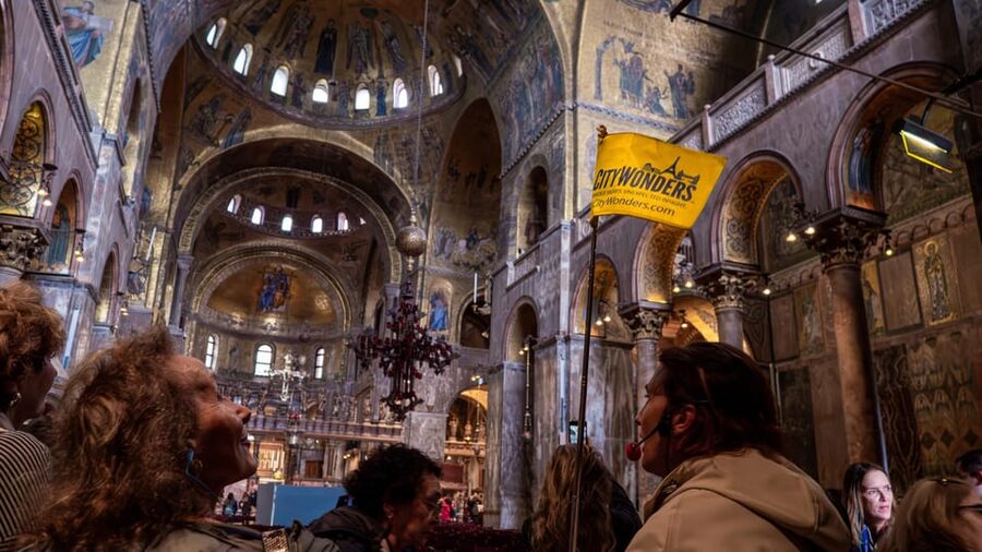 Venice: St. Mark's Basilica Guided Tour and Gondola Ride - From sacred space to Venice’s canals